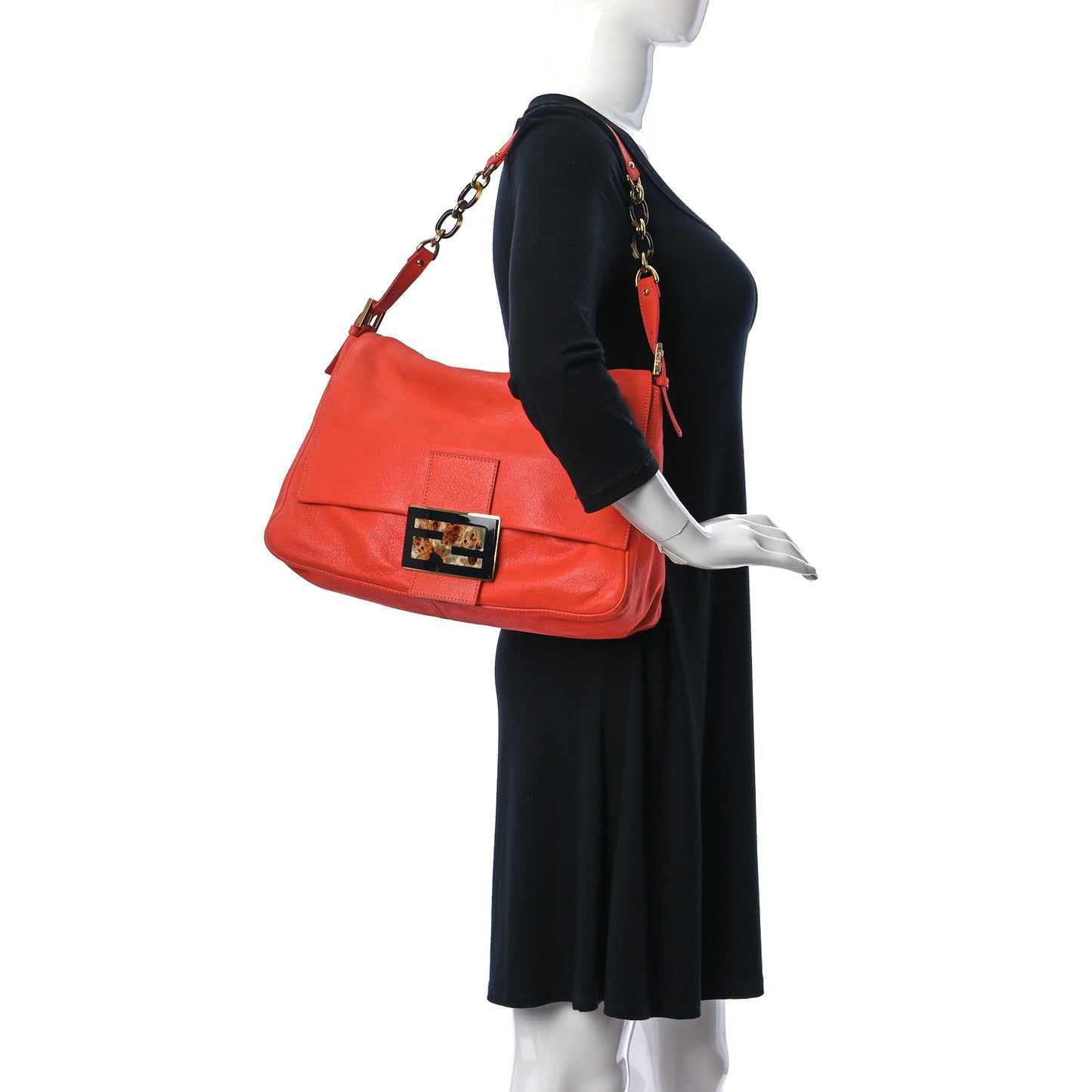 Nubuck Big Forever Mama Baguette Orange