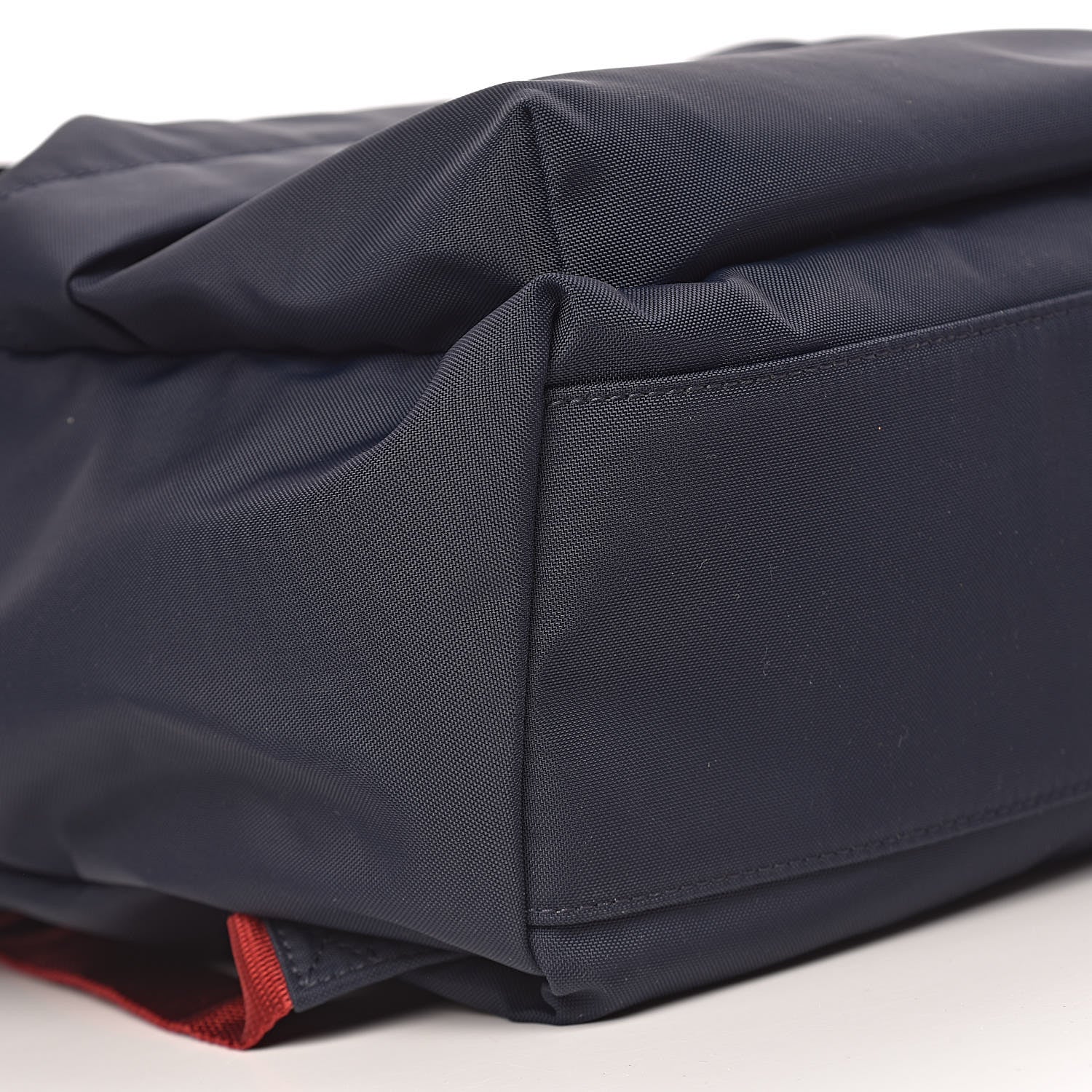 Balenciaga Sport Nylon Logo Embroidered Wheel Backpack Navy Blue Red 8 of 10