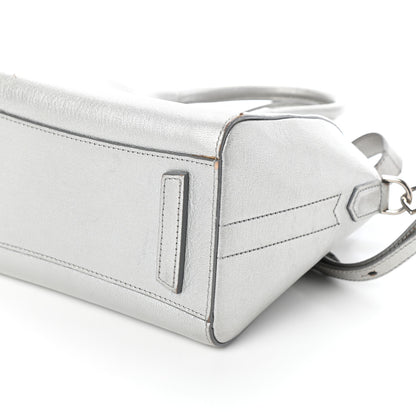 Givenchy Metallic Sugar Goatskin Mini Antigona Silver 16 of 16