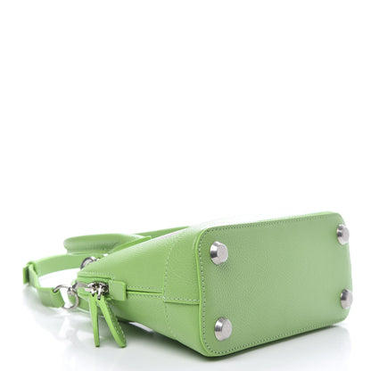 Balenciaga Grained Calfskin XXS Ville Top Handle Bag Light Green Fuchsia 4 of 8