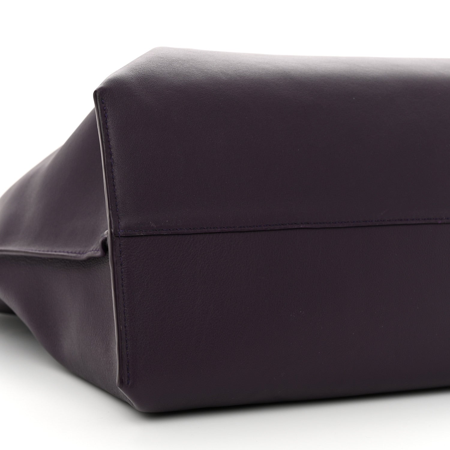 Loewe Calfskin Flamenco Knot XL Shoulder Bag Deep Aubergine 8 of 9