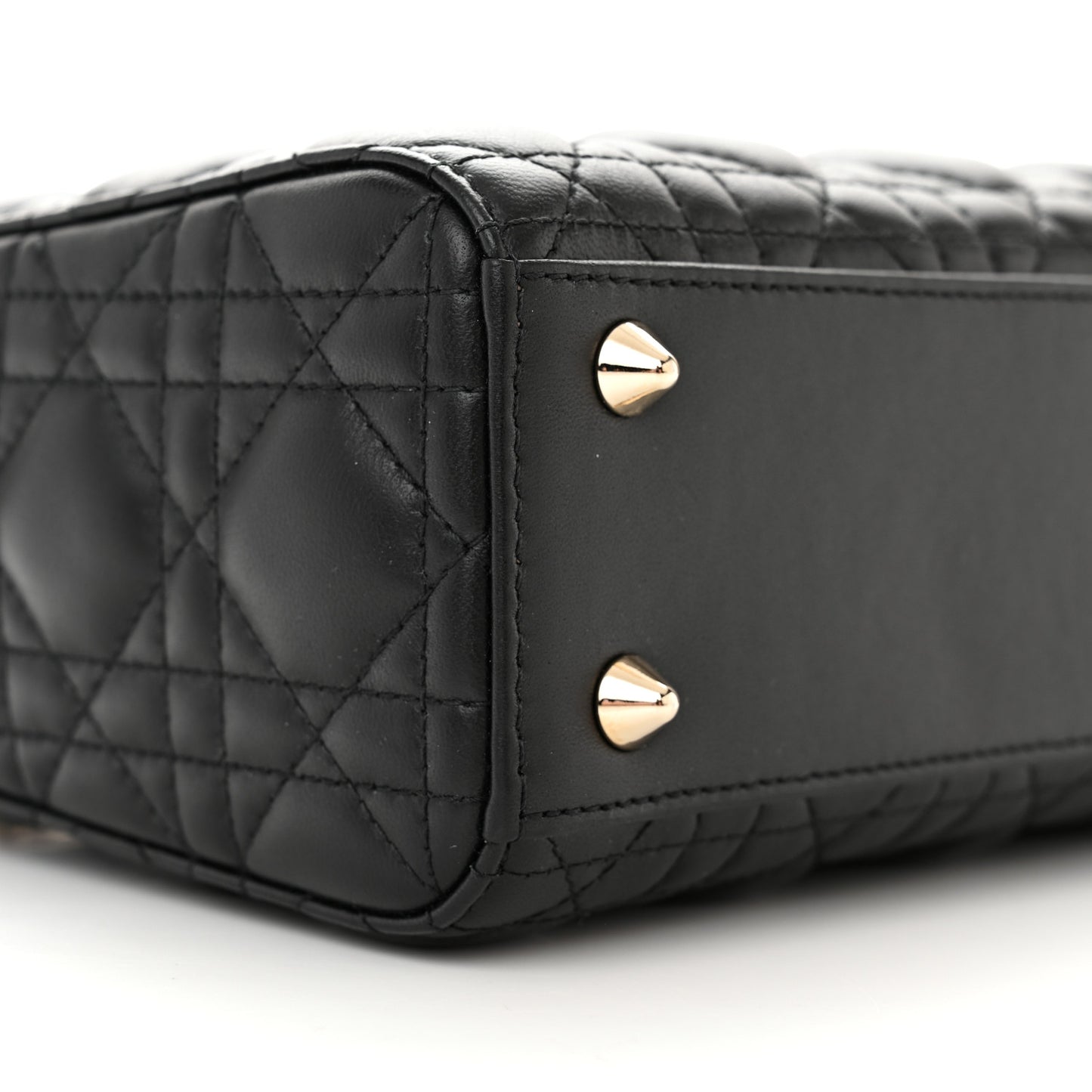 Lambskin Cannage Small My ABCDior Lady Dior Black