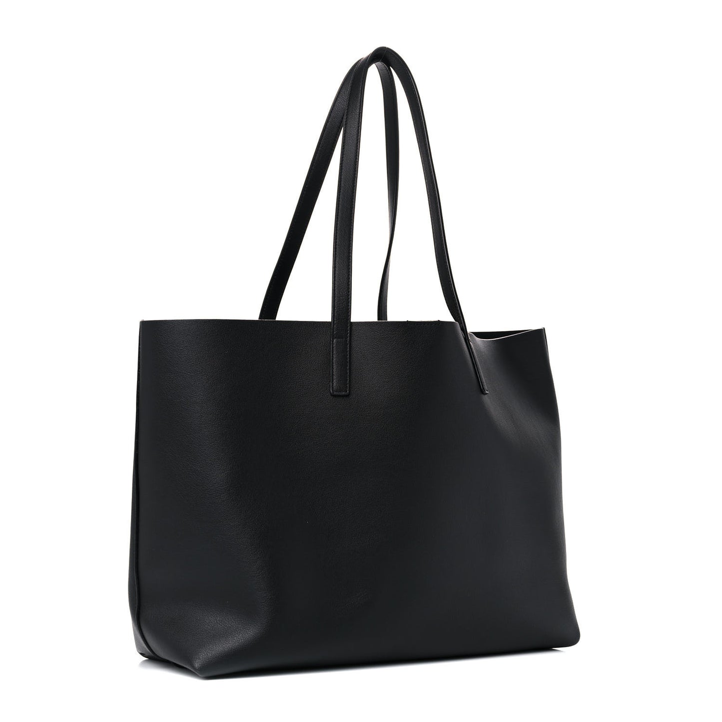 Calfskin Large Shopping Tote Black