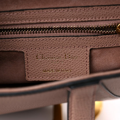 Christian Dior Grained Calfskin Saddle Bag Pink 6 of 9