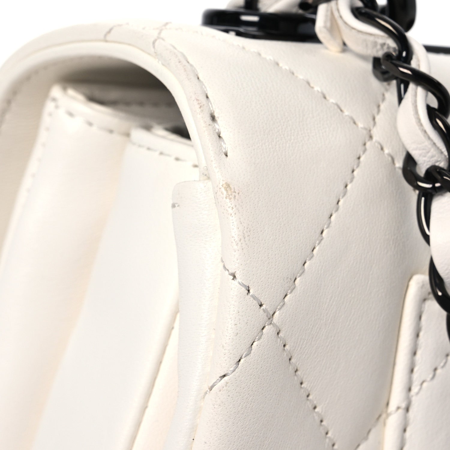 Chanel Lambskin Quilted Small Trendy CC Dual Handle Flap Bag White 14 of 20