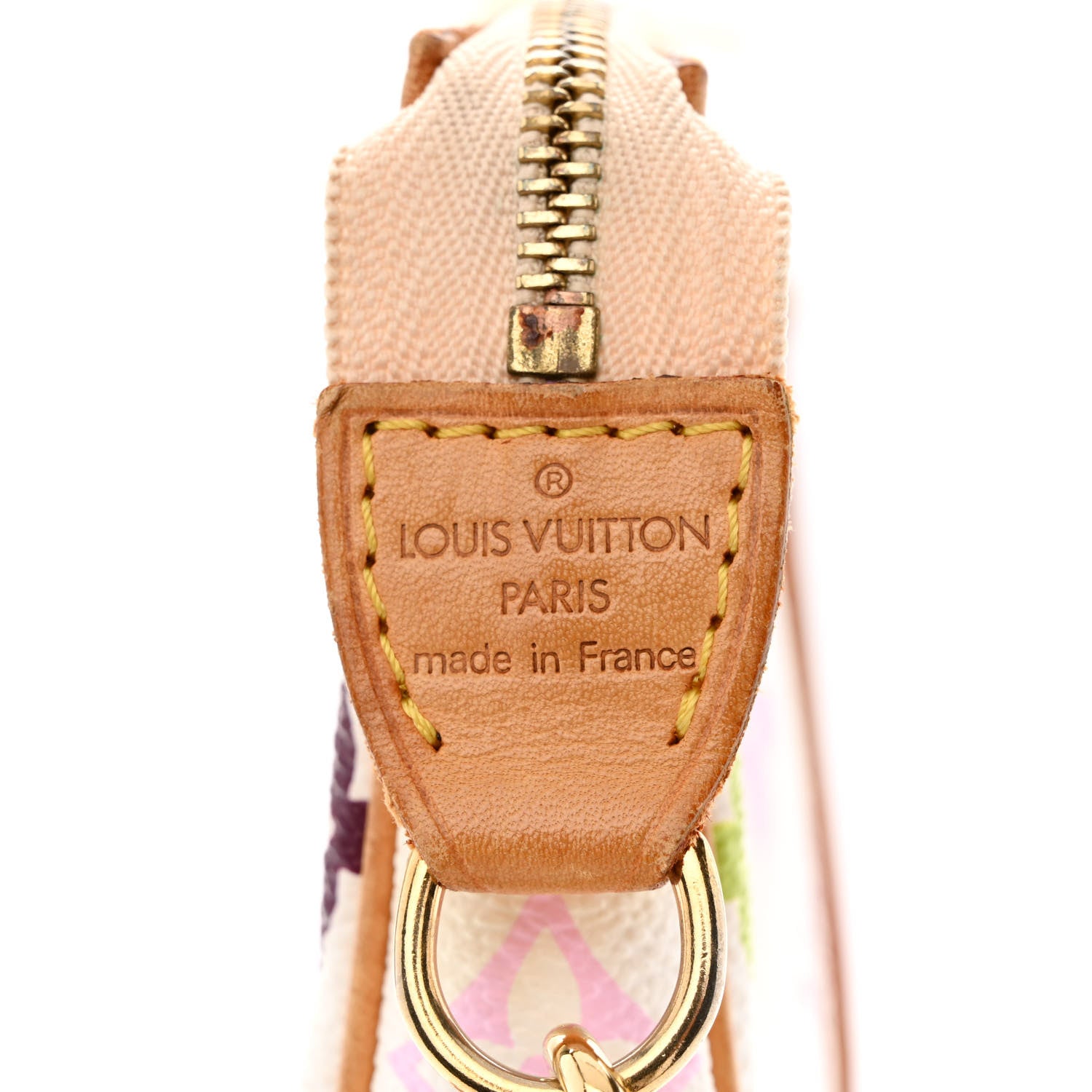 Louis Vuitton Monogram Multicolor Pochette Accessories White Long Strap 7 of 11