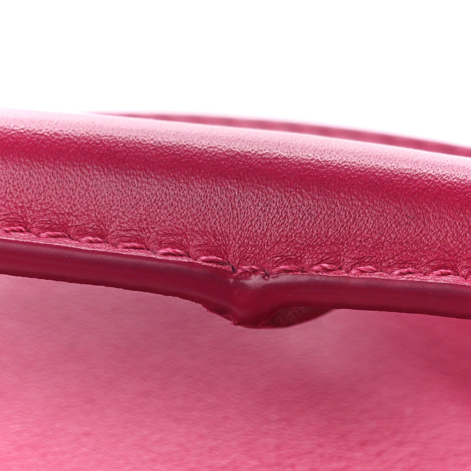 Loewe Satin Calfskin Monochrome Small Puzzle Edge Bag Ruby Red Glaze 14 of 15