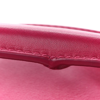 Loewe Satin Calfskin Monochrome Small Puzzle Edge Bag Ruby Red Glaze 14 of 15