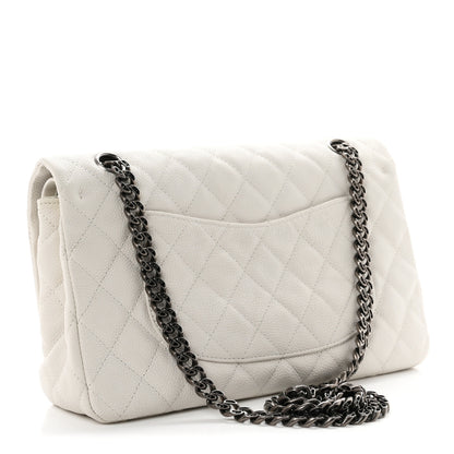 Chanel Caviar Quilted 2.55 Reissue 225 Bijoux Chain Flap White 2 of 9