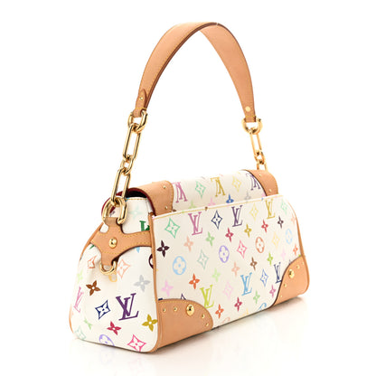 Louis Vuitton Monogram Multicolor Beverly MM White 3 of 9