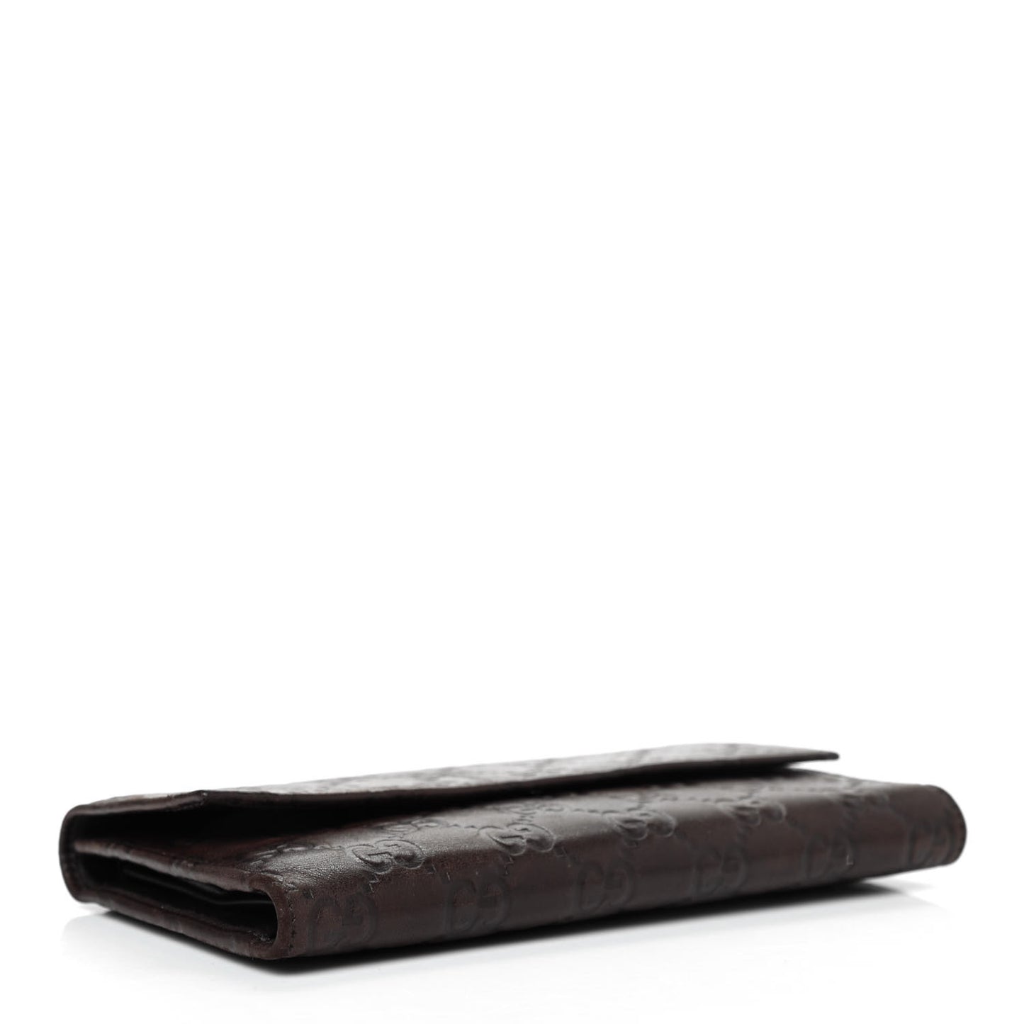 Guccissima Continental Flap Wallet Brown