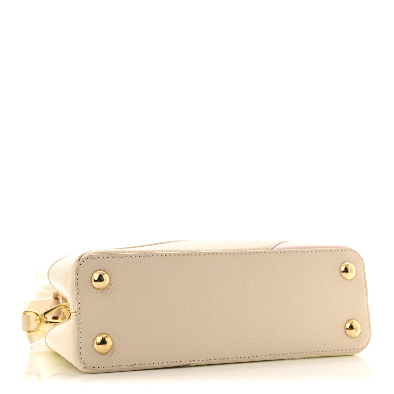Louis Vuitton Taurillon Gelato Capucines BB Tonal Vanilla Beige 4 of 11