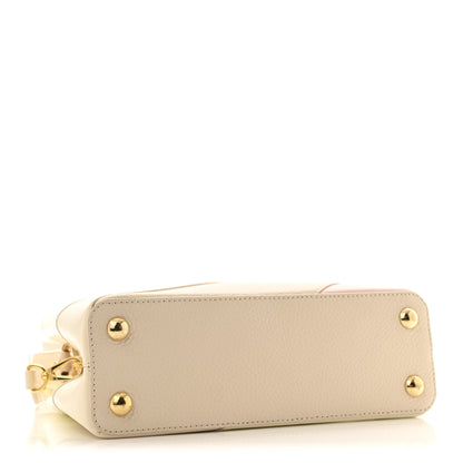 Louis Vuitton Taurillon Gelato Capucines BB Tonal Vanilla Beige 4 of 11