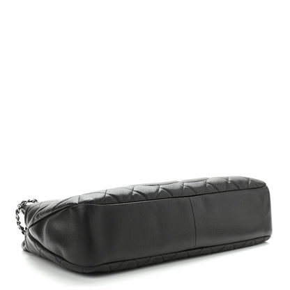 Chanel Caviar Quilted CC Timeless Soft Tote Black 4 of 10