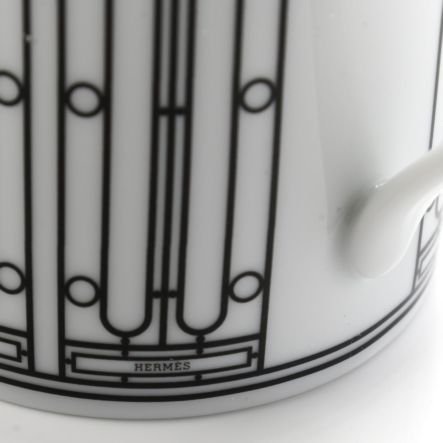 Porcelain H Deco Mug