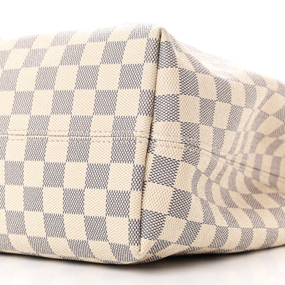 Louis Vuitton Damier Azur Graceful MM Rose Ballerine 9 of 9