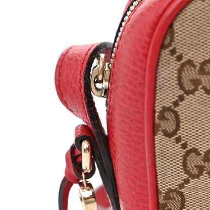 Gucci Monogram Mini Bree Messenger Bag Red 9 of 10