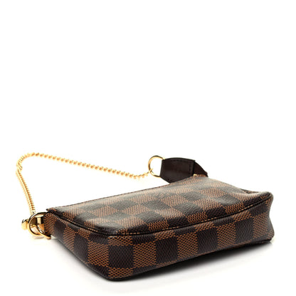 Louis Vuitton Damier Ebene Mini Pochette Accessories 4 of 8