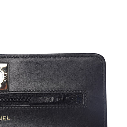 Chanel Lambskin Quilted Trendy CC Wallet On Chain WOC Black 10 of 17