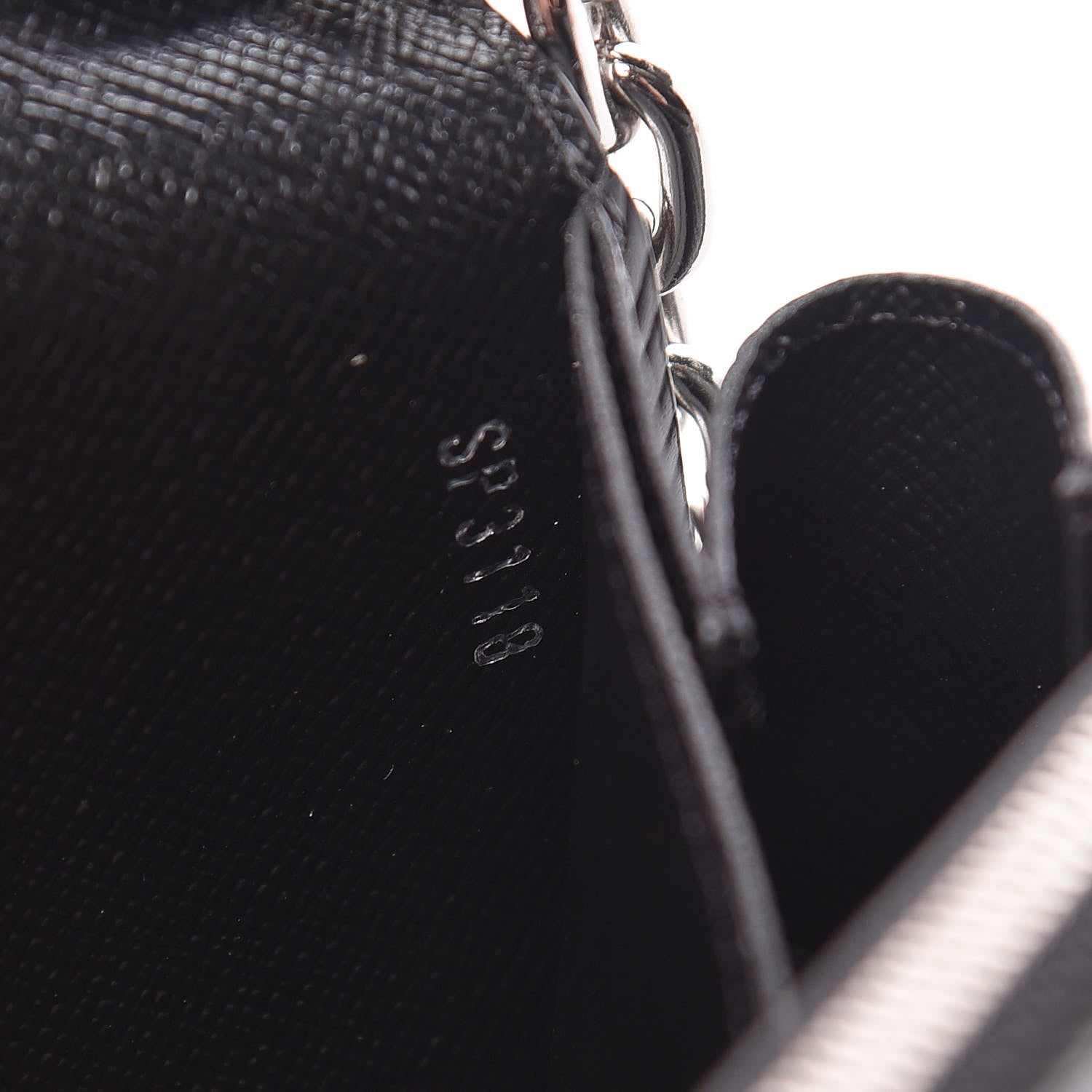 Louis Vuitton Epi LV Stories Twist Chain Wallet Black 9 of 12