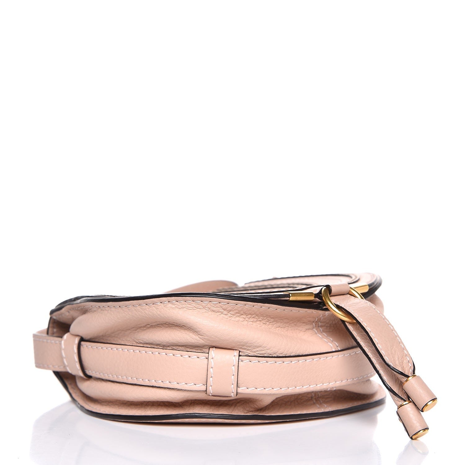 Chloe Calfskin Mini Marcie Round Crossbody Bag Blush Nude 4 of 7