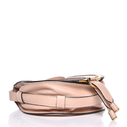 Chloe Calfskin Mini Marcie Round Crossbody Bag Blush Nude 4 of 7