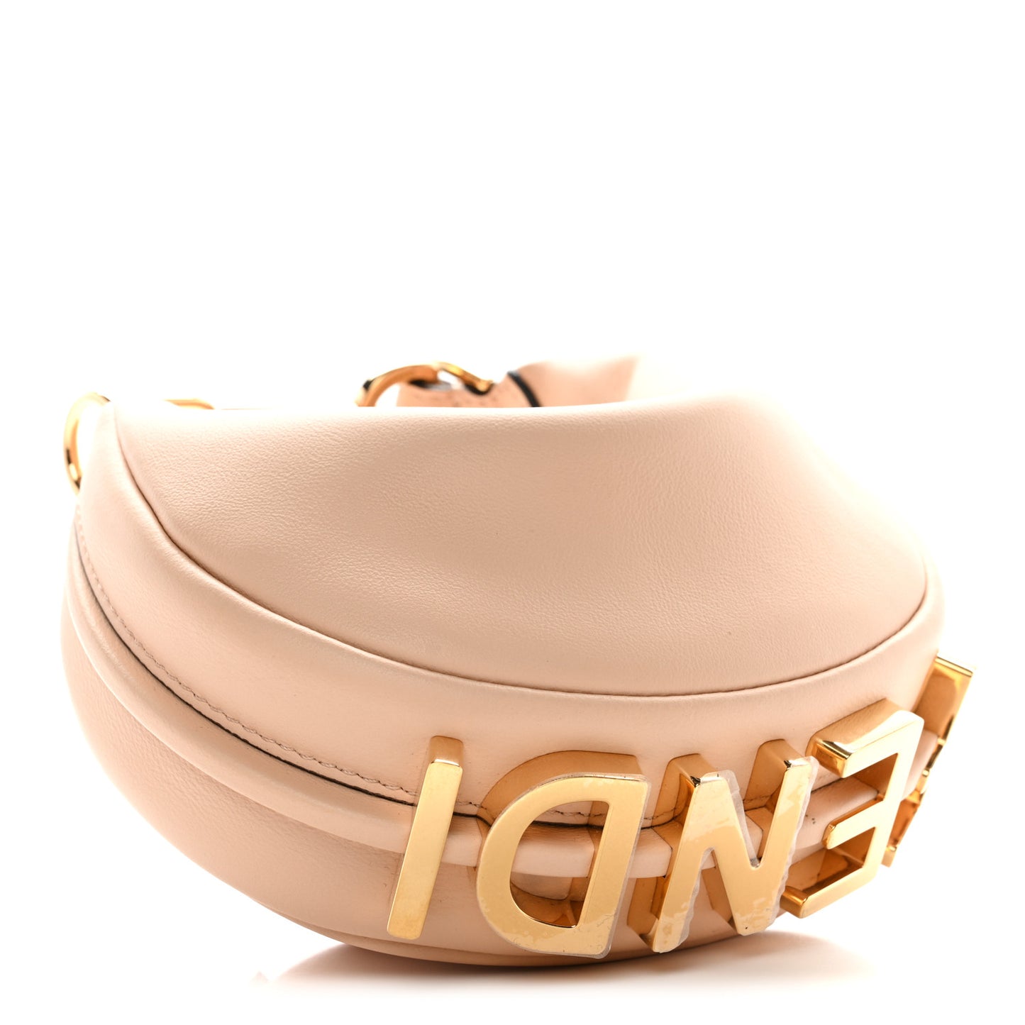 Vitello Grace Matte Nano Fendigraphy Hobo Charm Light Rose