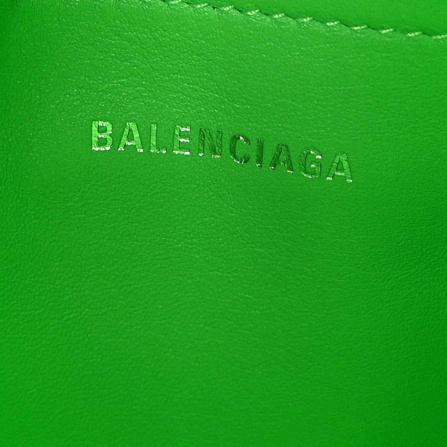 Nylon Lambskin Woven Small Ibiza Basket With Strap Green
