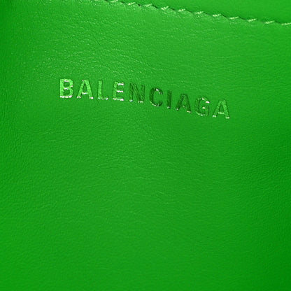 Balenciaga Nylon Lambskin Woven Small Ibiza Basket With Strap Green 6 of 8