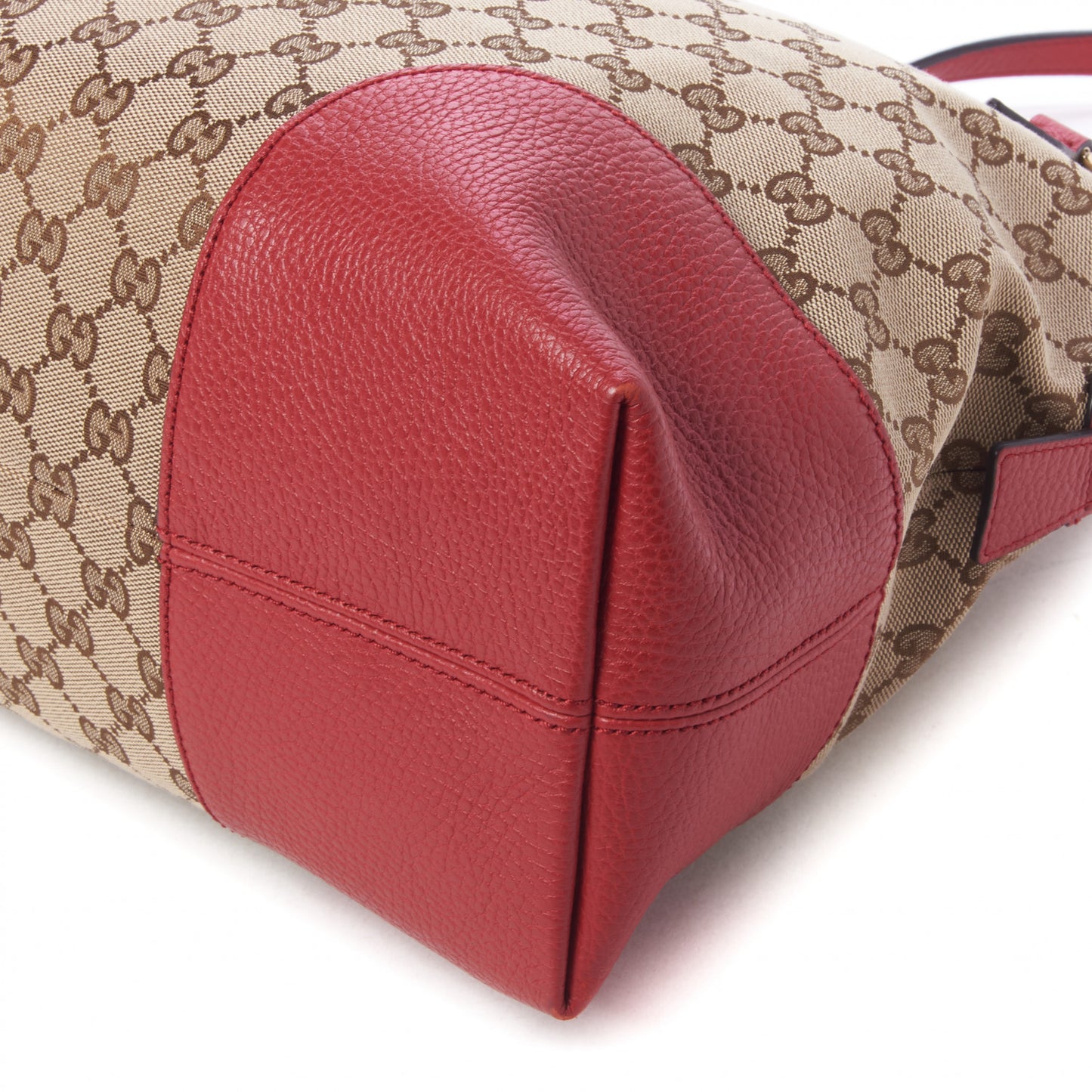 Monogram Medium Bree Shoulder Bag Red