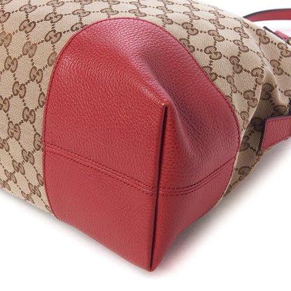Gucci Monogram Medium Bree Shoulder Bag Red 5 of 9