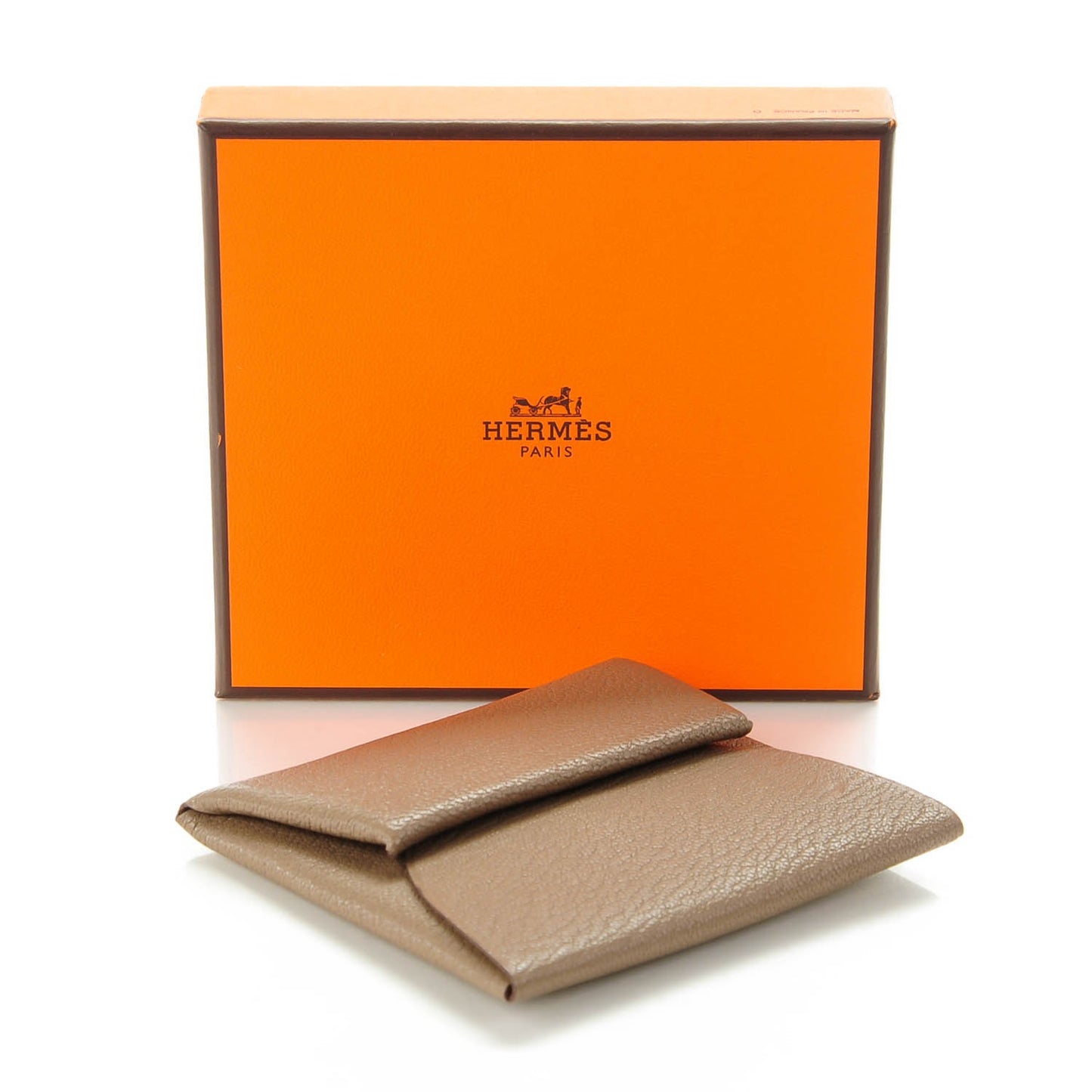 Chevre Mysore Bastia Coin Purse Etoupe