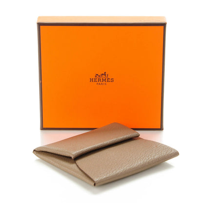Hermes Chevre Mysore Bastia Coin Purse Etoupe 4 of 7