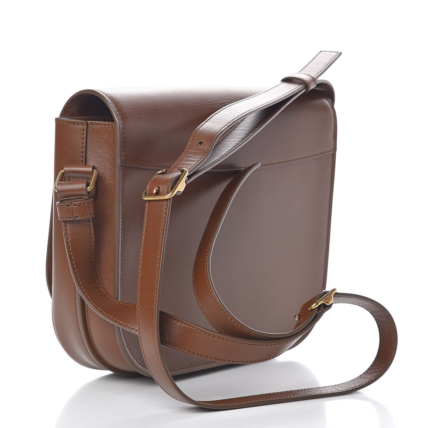 Calfskin Betty Messenger Deep Moka