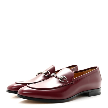 Gucci Betis Glamour Calfskin Mens Jordaan Loafers 10.5 Rosso Ancora 5 of 10
