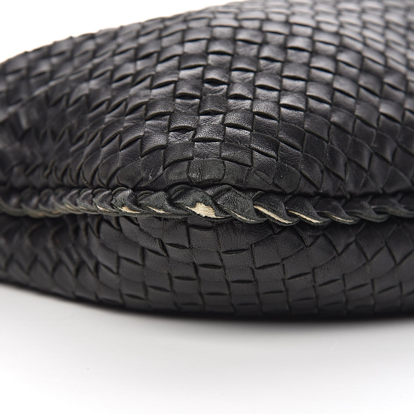 Nappa Intrecciato Large Veneta Hobo Black