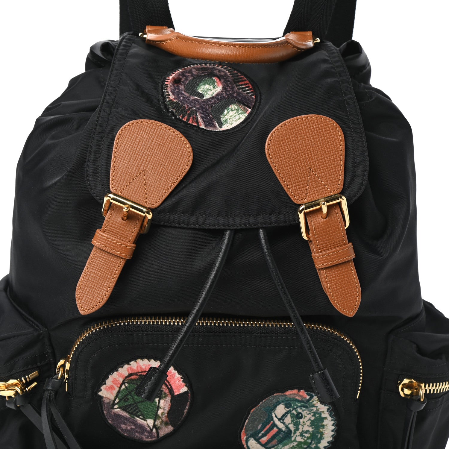 Burberry Nylon Patches Medium Rucksack Black 8 of 10