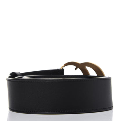 Gucci Calfskin Double G 40mm Belt 80 32 Black 2 of 7