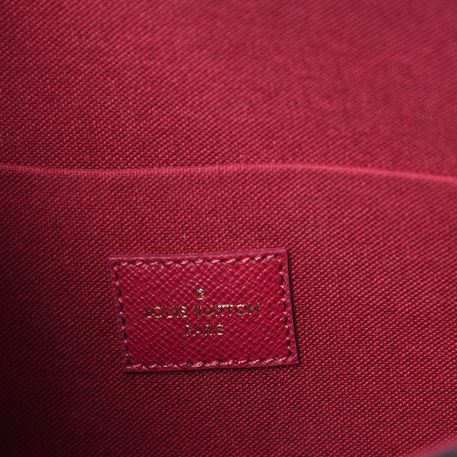 Louis Vuitton Monogram Pochette Felicie Chain Wallet Fuchsia 10 of 14