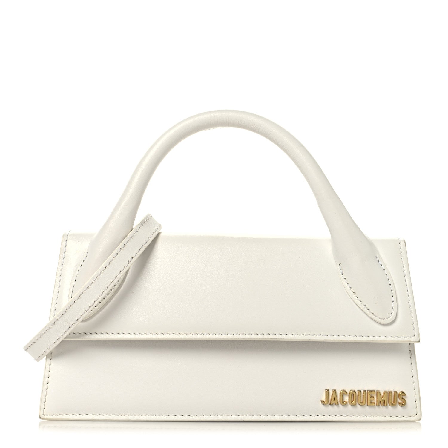 Jacquemus Smooth Calfskin Le Chiquito Long White 1 of 11