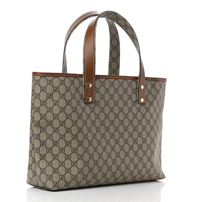 Gucci GG Plus Monogram Medium Signature Web Loop Tote Brown 3 of 10