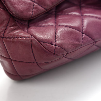 Chanel Lambskin Quilted Jumbo Single Flap Purple 15 of 15