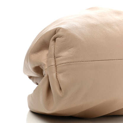 Bottega Veneta Smooth Butter Calf The Pouch Oversized Clutch Nude 8 of 9