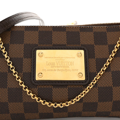 Louis Vuitton Damier Ebene Eva Clutch 8 of 10