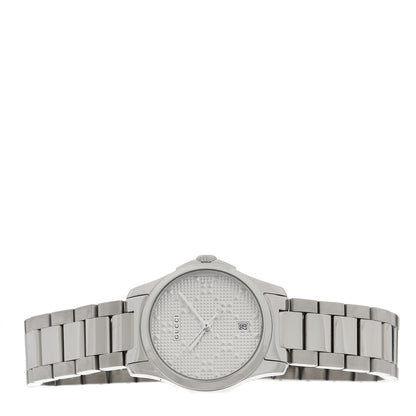 Gucci Stainless Steel 27mm G-Timeless Diamante Quartz Watch 2 of 5
