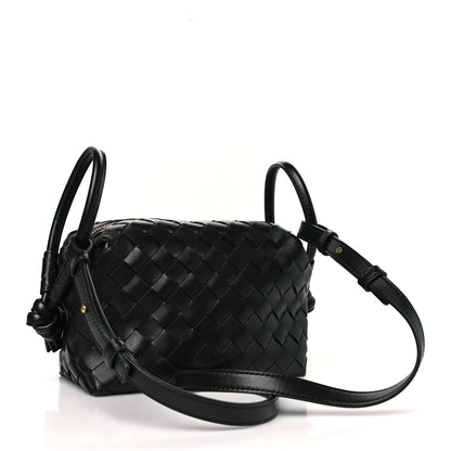 Bottega Veneta Nappa Intrecciato Loop Top Handle Camera Bag Black 3 of 10