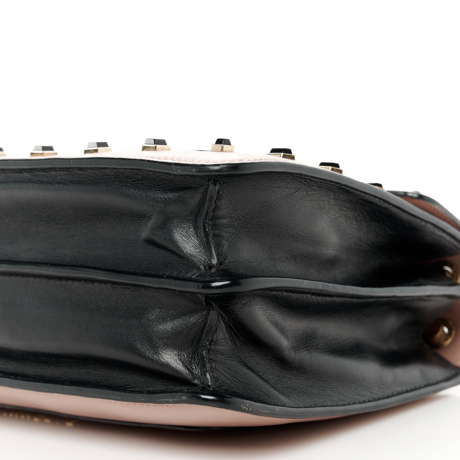 Bulgari Calfskin Scaglie Studs Serpenti Forever Shoulder Bag Desert Quartz 11 of 14
