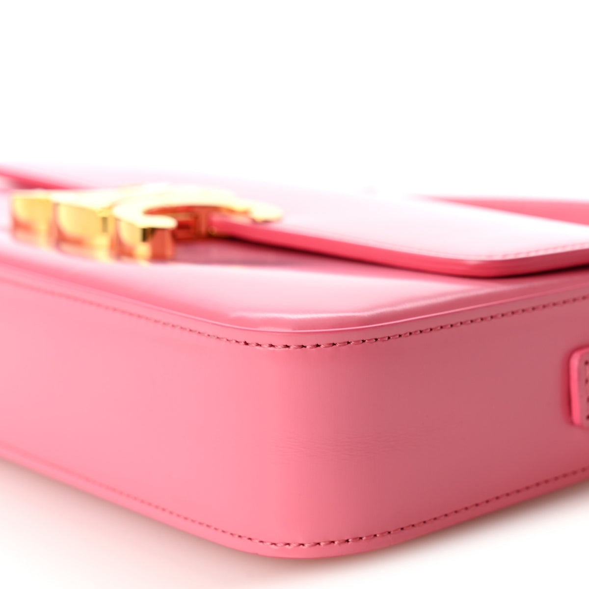 Celine Shiny Calfskin Triomphe Flamingo 11 of 11