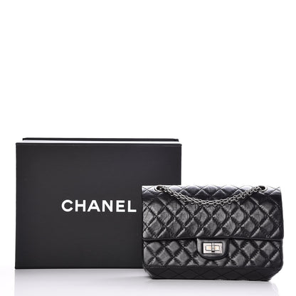 Chanel Aged Calfskin Quilted 2.55 Reissue 225 Flap Black 9 of 9