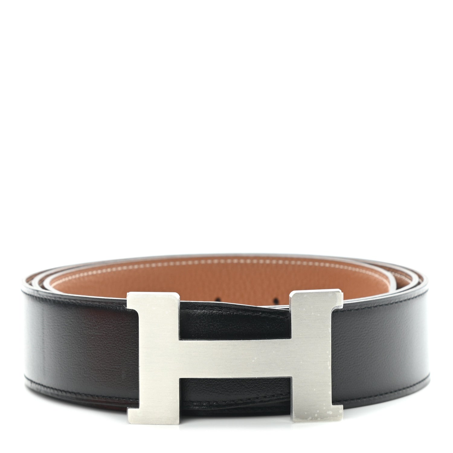 Hermes Box Togo 42mm Constance Belt 115 Black Gold 1 of 6